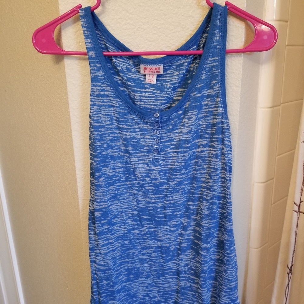 Blue tank top